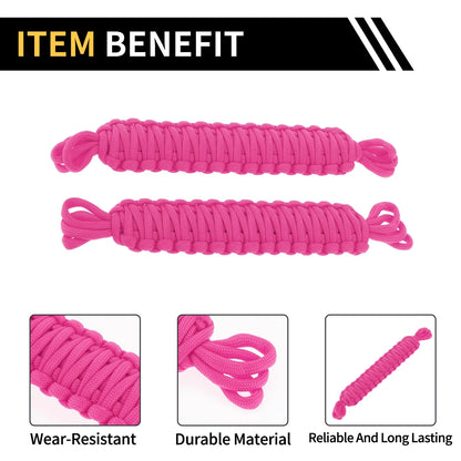 2 x Door Limiting Straps for Jeep Wrangler TJ JK JKU (2007-2018) - Pink
