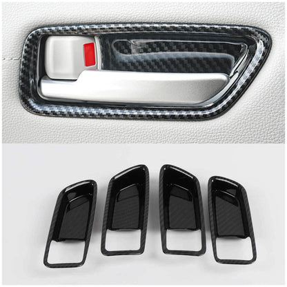 Fiber Inner Door Handle Bowl Lid Cover Trim for Toyota Corolla (2020-2023)