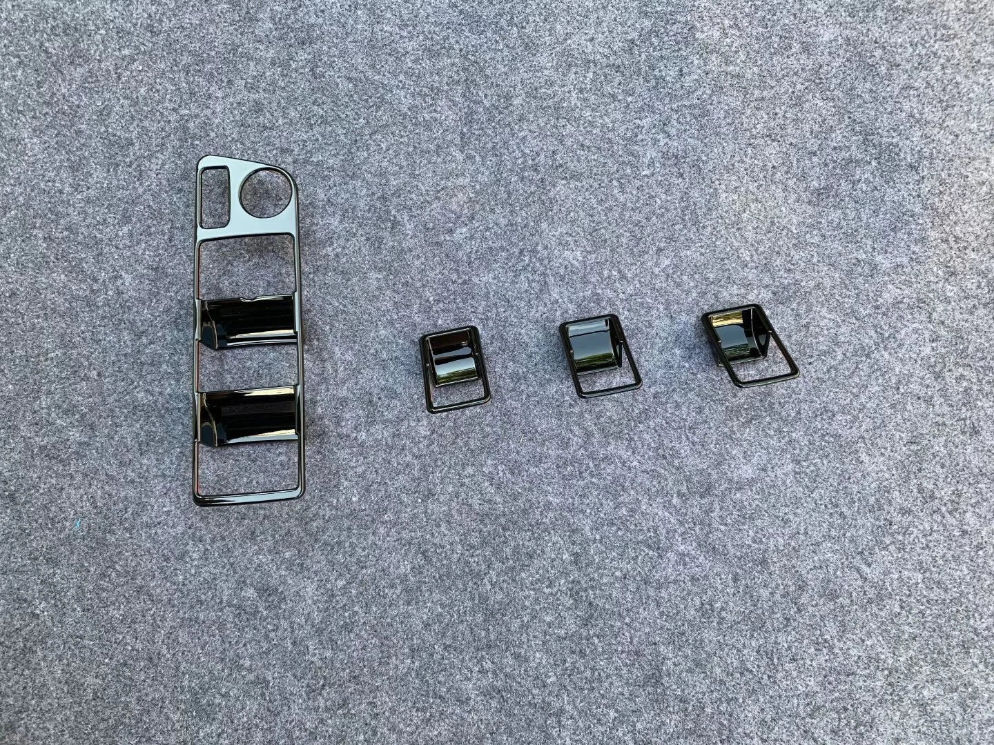Door Window Lift Switch Cover Trim for 2020-2024 Toyota Harrier Venza LHD