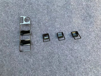 Door Window Lift Switch Cover Trim for 2020-2024 Toyota Harrier Venza LHD