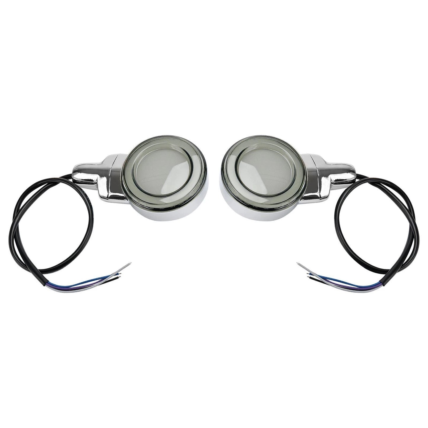 LED Turn Signal Flat for Harley Heritage Softail Classic (1999-2023) Chrome