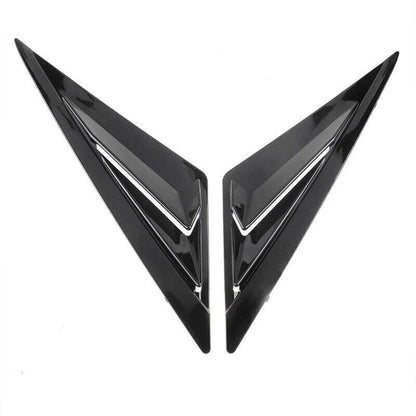 Gloss Black Sport Rear Side Louver Vent Cover Set for Hyundai Elantra (2021-2024)