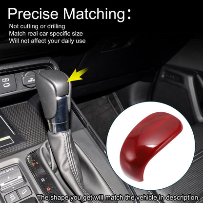 ABS Gear Shift Knob Cover for Honda CR-V 2023-2025 Red