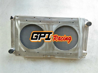 Aluminum Radiator + Fan for Saab 900 2.0 B202 Turbo (1979-1993)