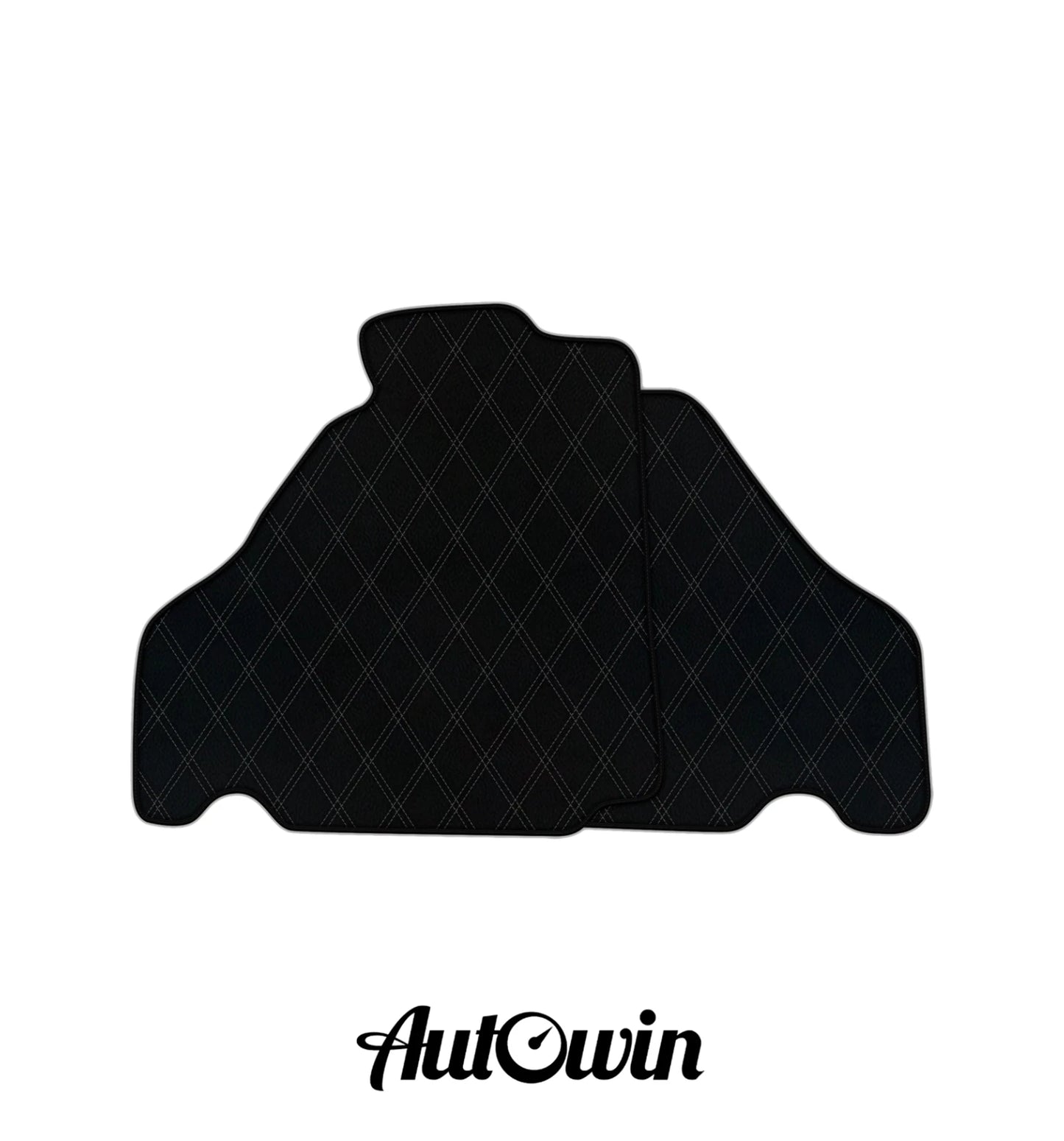 Customizable Double Diamond Pattern Car Mats for Ferrari F430 (2004-2009)