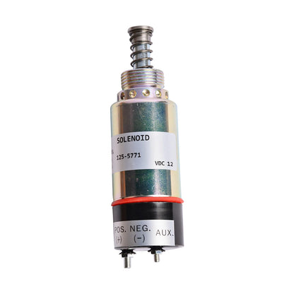 Fuel Shutoff Solenoid 12V for Caterpillar CAT 3114 3116 Engine