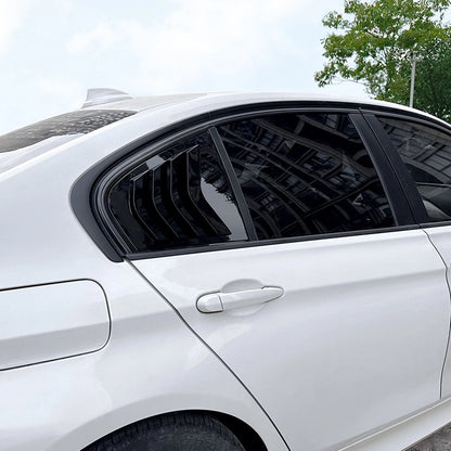 Rear Louver Shutter Cover for BMW F30 320i M Sport (2013-2019) Black