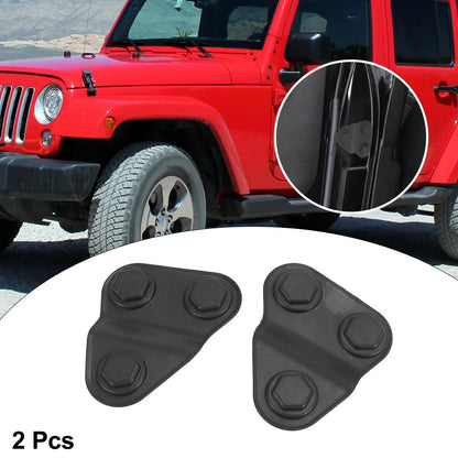 Front Door Screw Protection Bolts Covers for Jeep Wrangler (2018-2021)