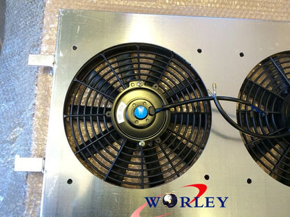 Aluminum Shroud & Fans for 2004-2006 Holden Commodore VZ LS1 LS2 SS V8