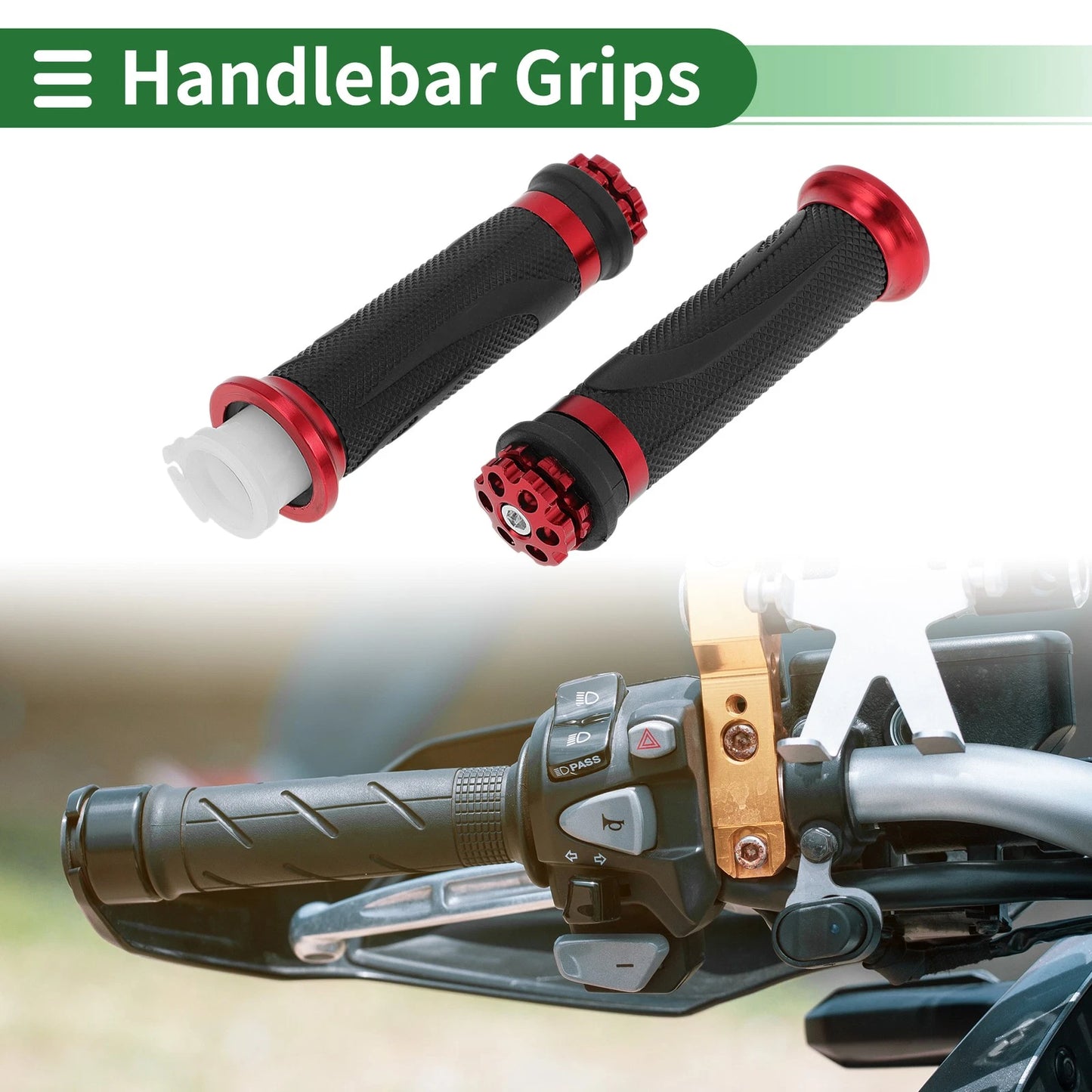 Grip / 7/8" 22mm / Hand Grips for Motorcycle