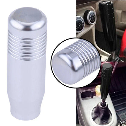 Silver Aluminum Manual Gear Shift Knob for Universal Car Models