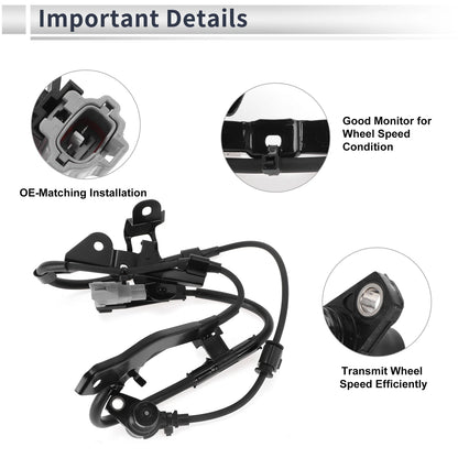 ABS Wheel Speed Sensor for Toyota Tundra 2000-2006 1 x Front Left Sensor