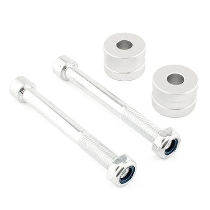 Ducati Hypermotard 1100 Handle Bar Risers Kit 2007-2009 Silver