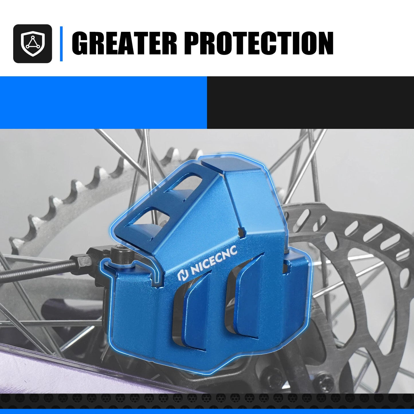 Rear Brake Caliper Guard for Surron Light Bee L1E X S (2020-2023)