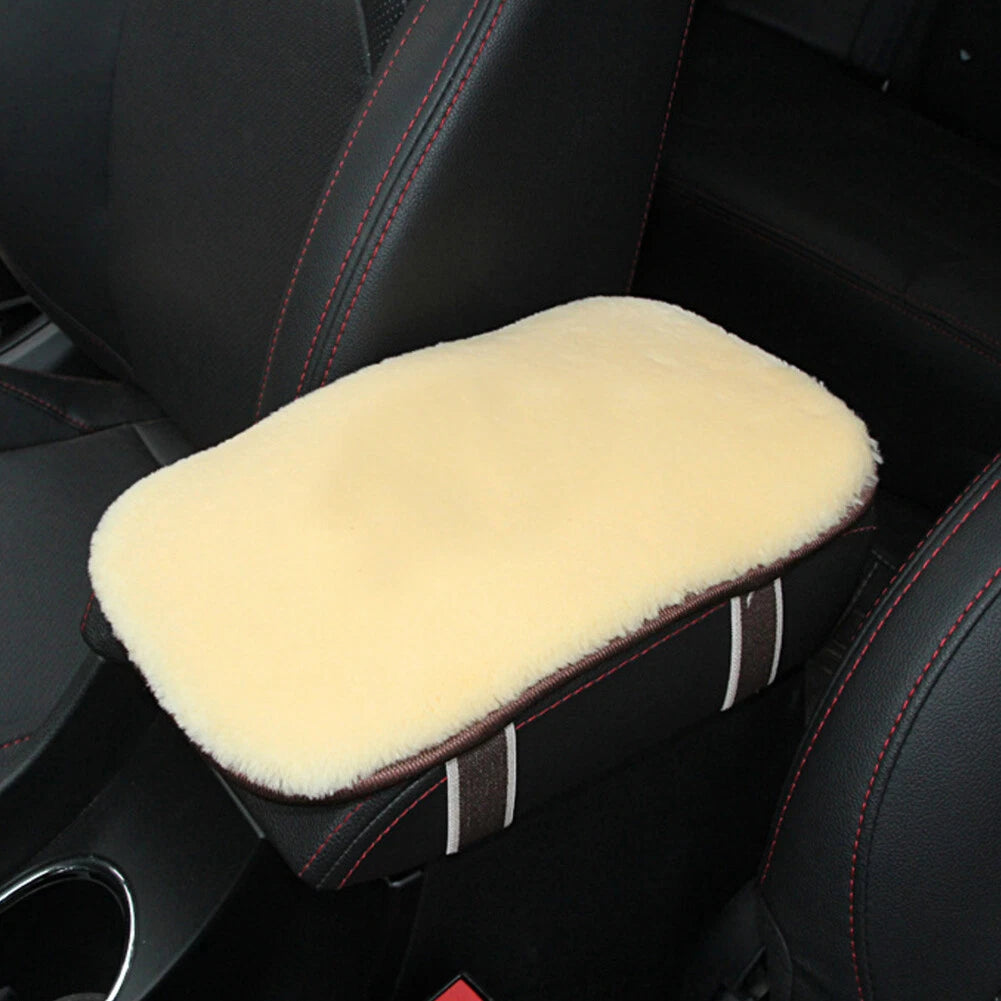 Plush Armrest Cushion Cover for Universal Car SUV Center Console