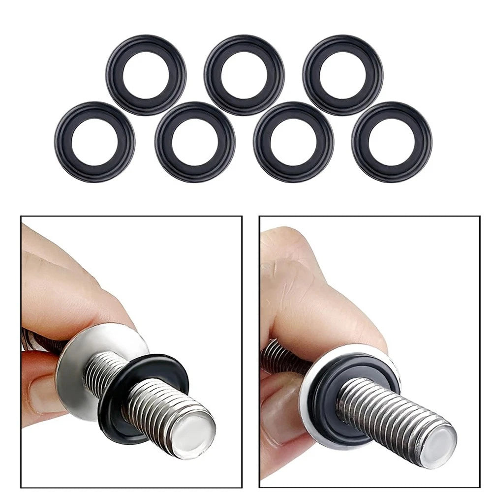 M12 Rubber Oil Drain Plug Gasket Washer 50x for Chevy Cadillac