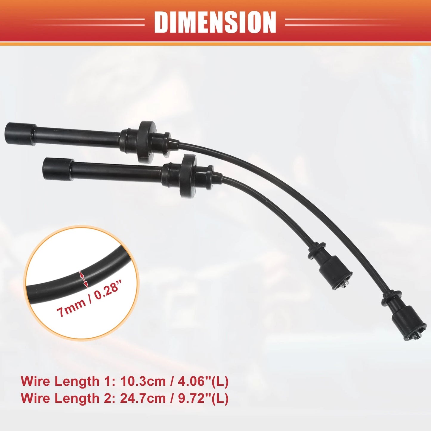 Spark Plug Wire Ignition Coil Cable for Mitsubishi Lancer (2002-2006)