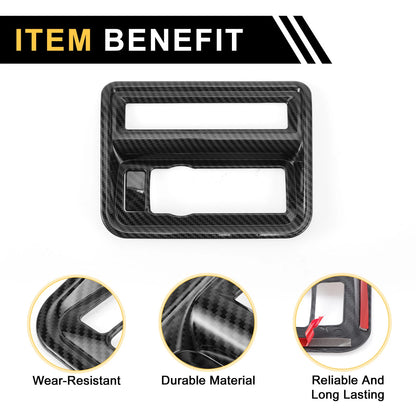 Carbon Fiber Central Control Panel Cover Trim for Ford F-150 (2021-2024)