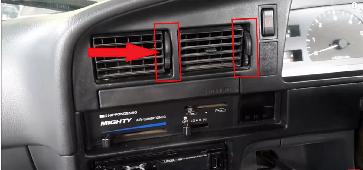 2 Knob Air Control for Toyota Hilux LN80 LN85 LN90 (1989-1994)