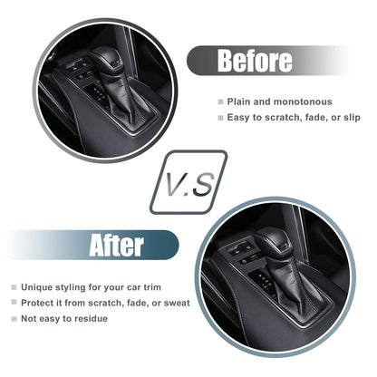 Carbon Fiber Gear Shift Panel Cover for Toyota Harrier 80 Series (1997-2003)