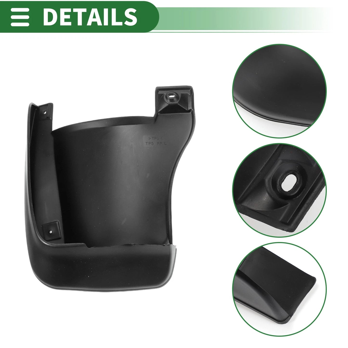 Mud Flaps Splash Guards Front & Rear for Honda Spirit (2009-2014)