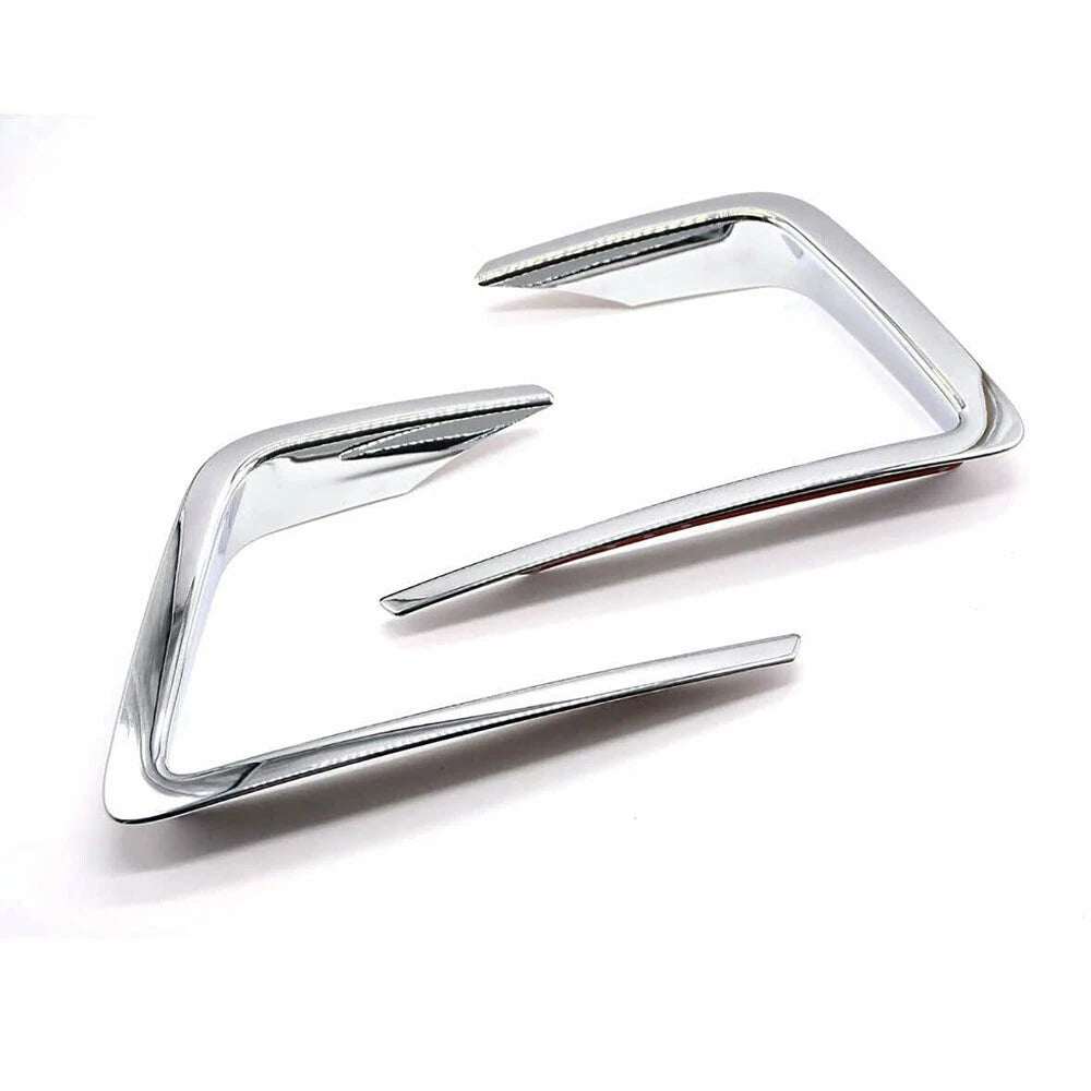 Chrome Front Fog Light Lamp Covers for Ford Expedition (2018-2021)