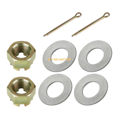 2 x Rear Axle Castle Nut w/ Pin for Polaris Trail Blazer (1990–2013)