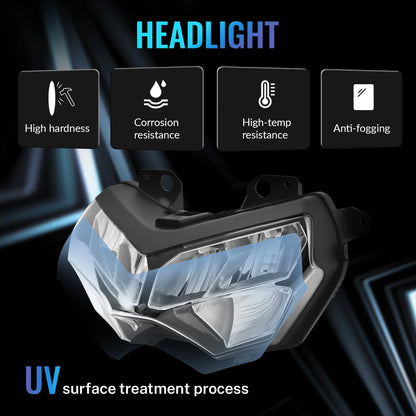 LED Headlight Assembly for Kawasaki Z650 Z400 (2020-2025, 2018-2020)