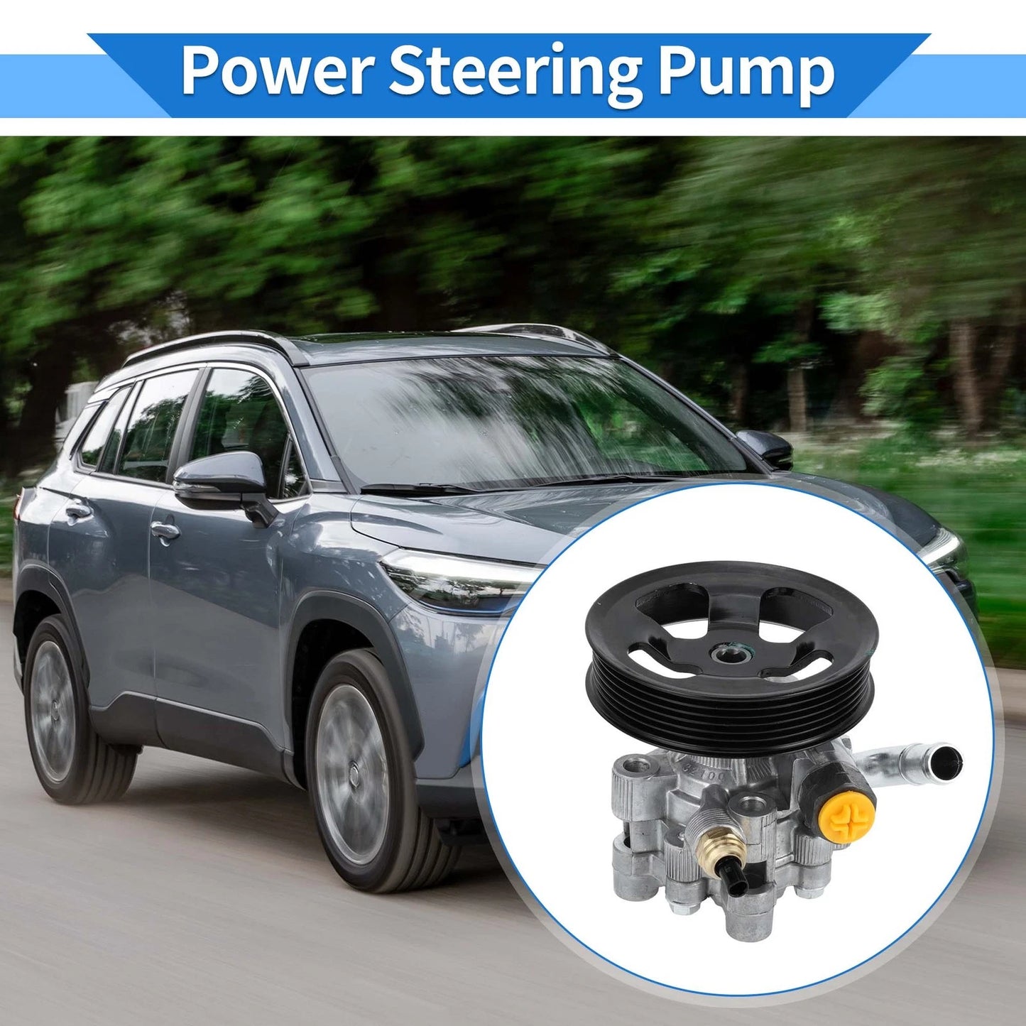 Power Steering Pump with Pulley for Toyota Corolla