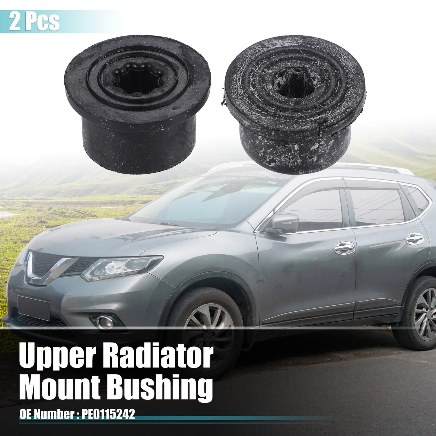 Upper Rubber Cushion Bushing Radiator Mount Insulator for Mazda 3 (2014-2015)