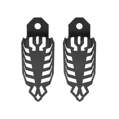 Universal Fork Dust Shock Absorber Spring Covers for Motorcycle ATV - Black