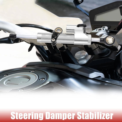 Steering Damper Adjustable Linear Stabilizer for Universal Motorcycle