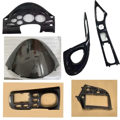 LHD Carbon Fiber Interior trim kit Cover for Mazda RX-7 RX7 FD3S