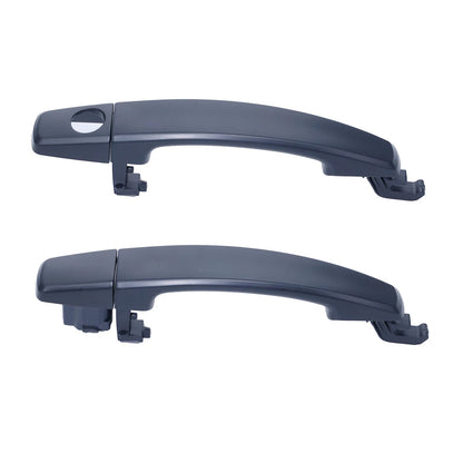 Black Outer Door Handles 2 x LHF + RHF for Holden Barina, Cruze (2011-2018)