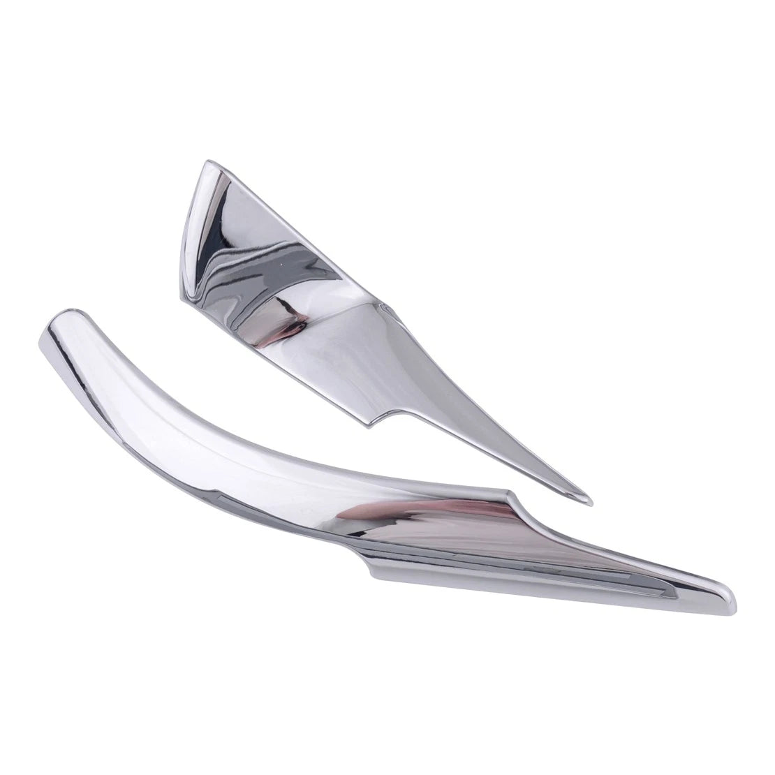 4 x Chrome Rearview Mirror Pillar Trim for Jeep Compass (2007-2023)