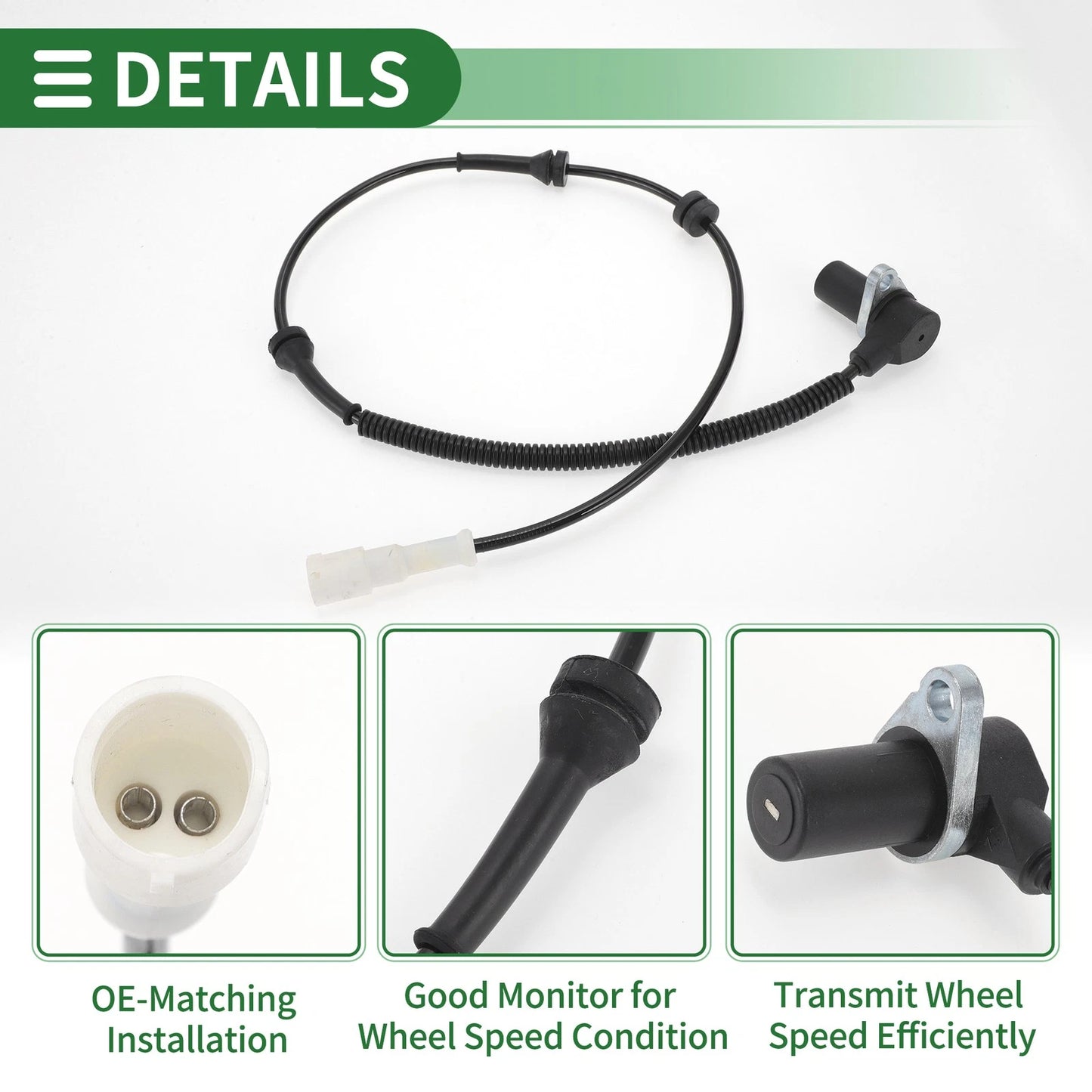 ABS Wheel Speed Sensor for Chevrolet Lacetti Front Right