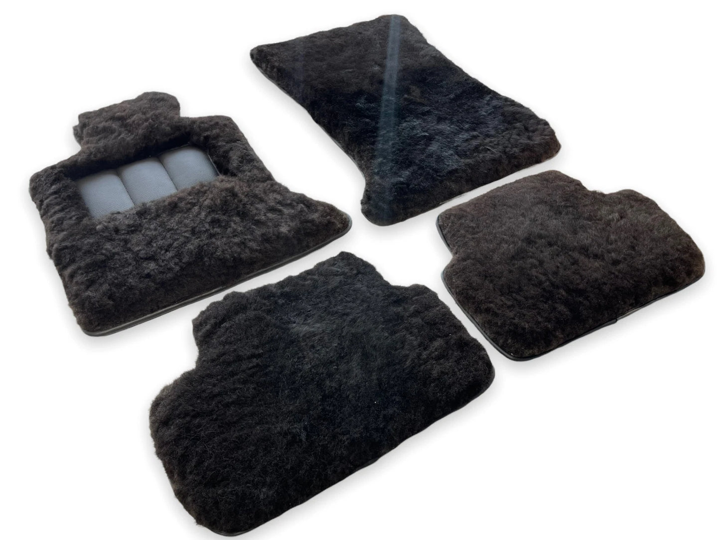 Genuine Lambswool Sheepskin Floor Mats for Rolls Royce Phantom (2003-2016)
