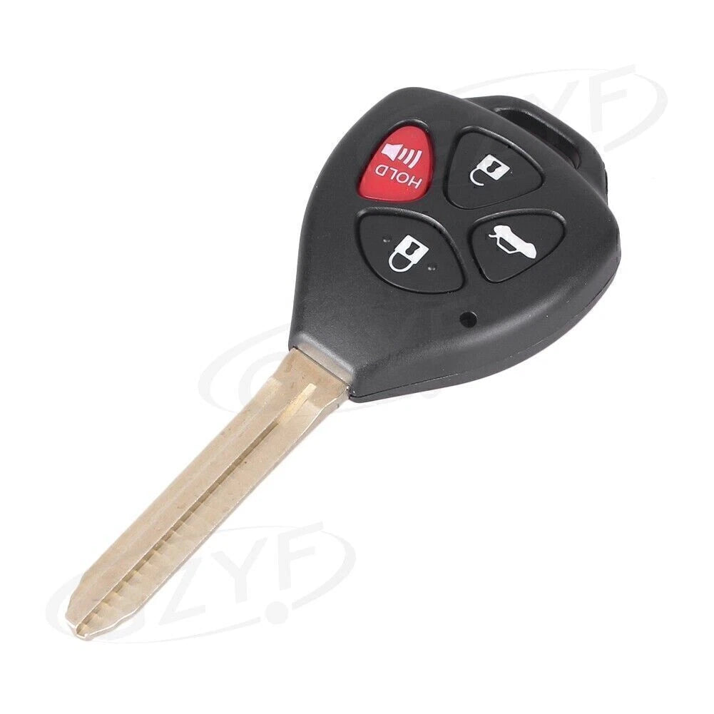 Remote Uncut Blank Key Fob Shell for Toyota Corolla Avalon (2003-2023)