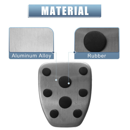 3 x Accelerator & Brake Pedal Covers for Subaru Legacy (1990-2007)