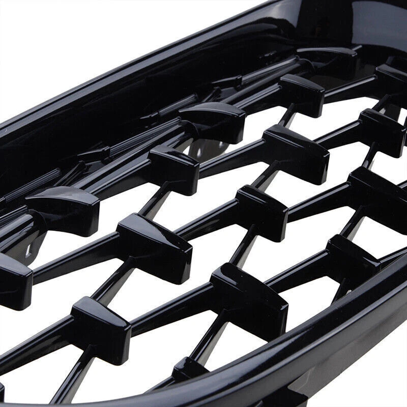 Diamond Kidney Grille for BMW F30 F31 320i 328i 335i (2012-2018) Gloss Black
