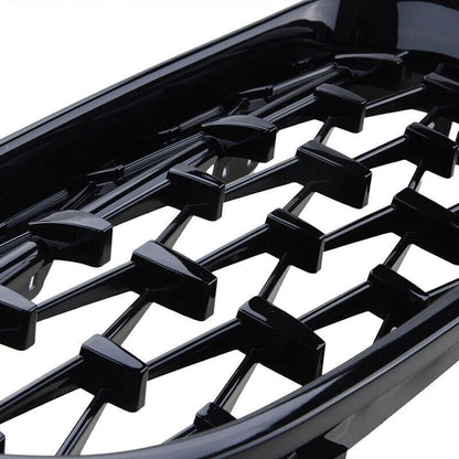 Diamond Kidney Grille for BMW F30 F31 320i 328i 335i (2012-2018) Gloss Black