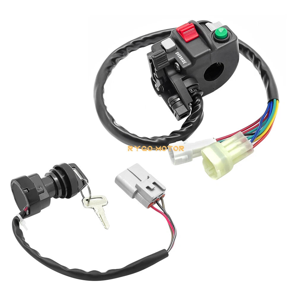 2 x Headlight Switch & Ignition Key Switch for Yamaha Grizzly 660
