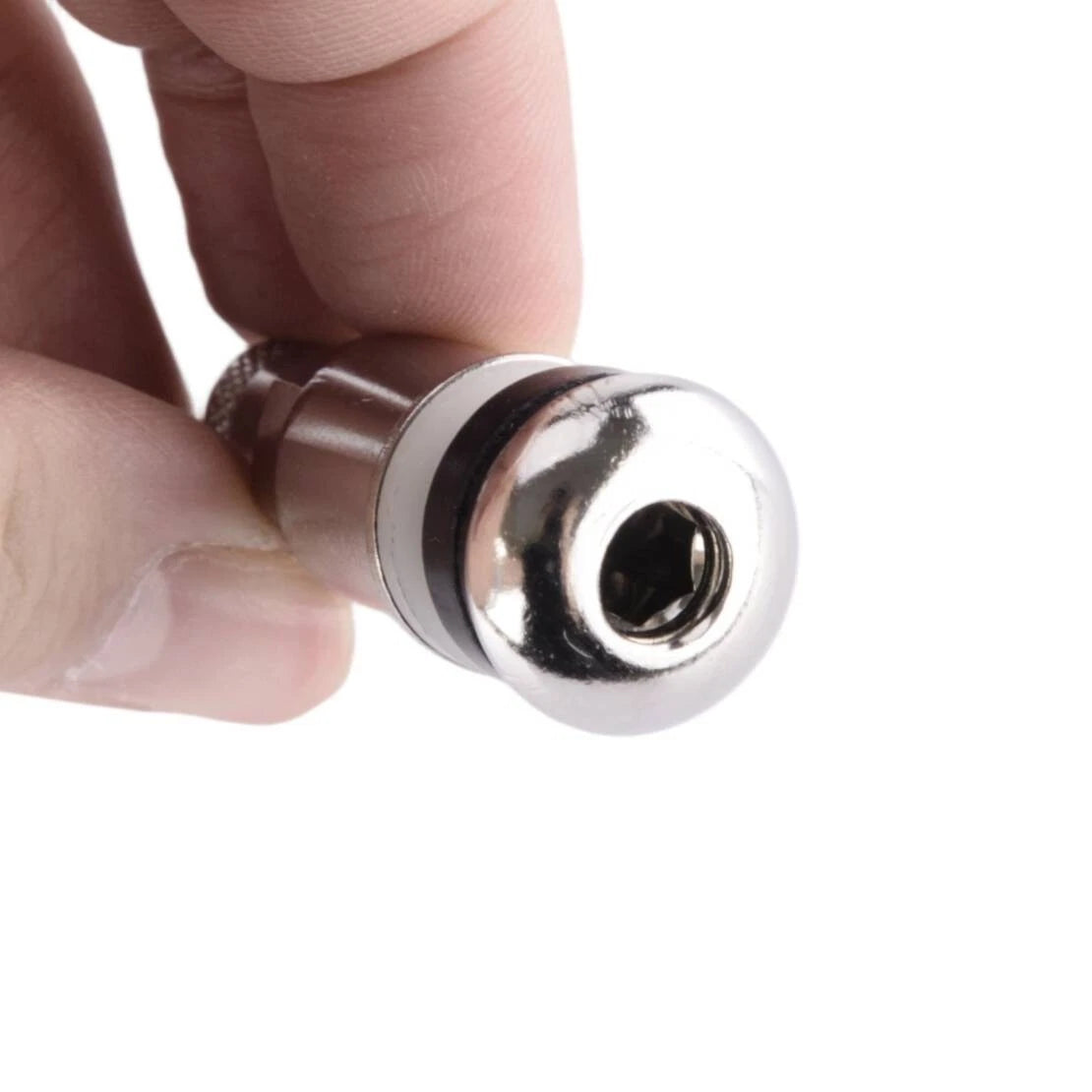 4pcs Stainless Steel Tire Valve Stems with Dust Caps for Car & Truck