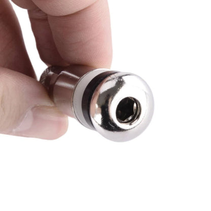 4pcs Stainless Steel Tire Valve Stems with Dust Caps for Car & Truck