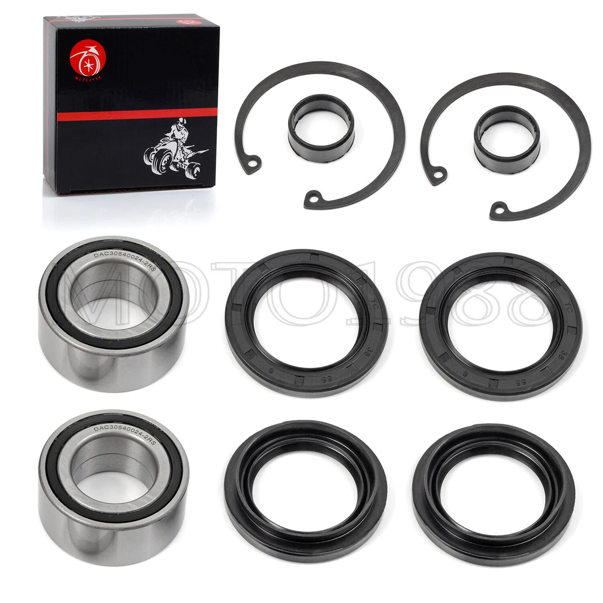 Front Wheel Bearing Seals Kit for Honda Rincon TRX650FA 650FGA 4x4 (2003–2005)