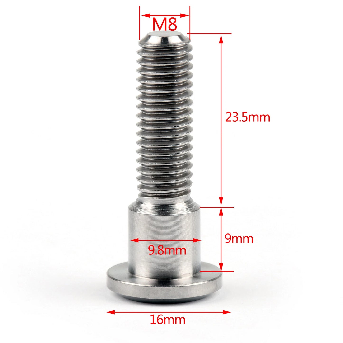 6 x Titanium TC4 Brake Disc Bolts M8x33mm for Suzuki GSXR Bandit (1995-2006)