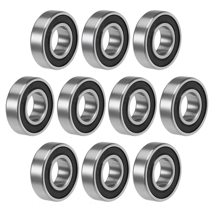 Deep Groove Ball Bearings Z2 15x32x9mm Double Sealed Chrome Steel 10pcs