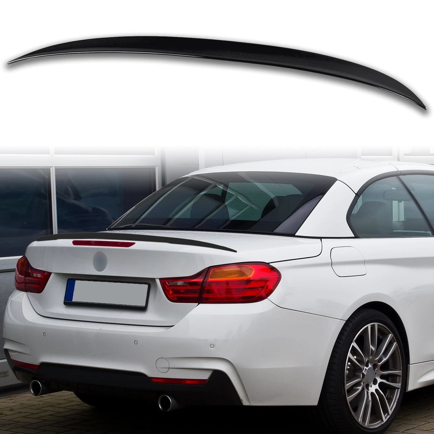 ABS Boot Spoiler for BMW 4 Series F33 Black Sapphire (2013-2020)
