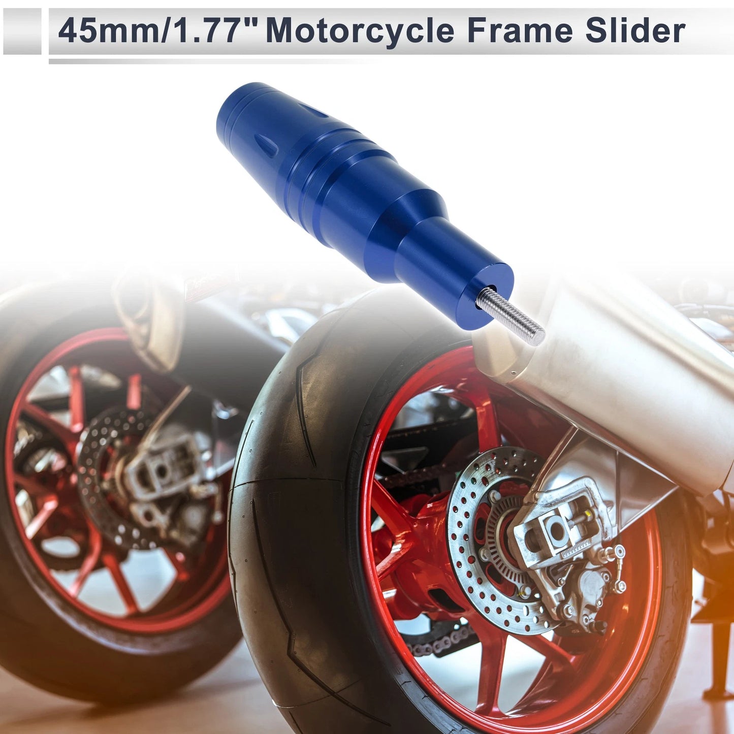 Aluminum Alloy Motorcycle Slider Frame / 1 Set / Blue for Make Model