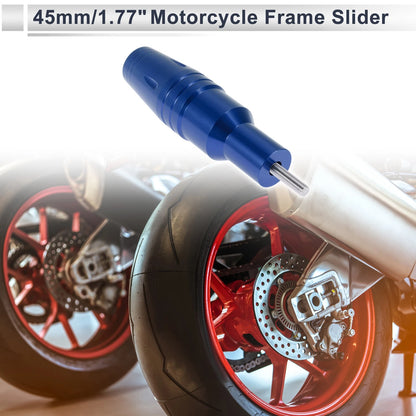 Aluminum Alloy Motorcycle Slider Frame / 1 Set / Blue for Make Model